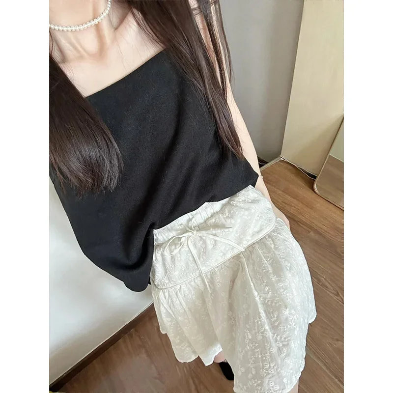 Setelan pakaian 2 potong untuk - Crop Top Crochet ulasan dan harga