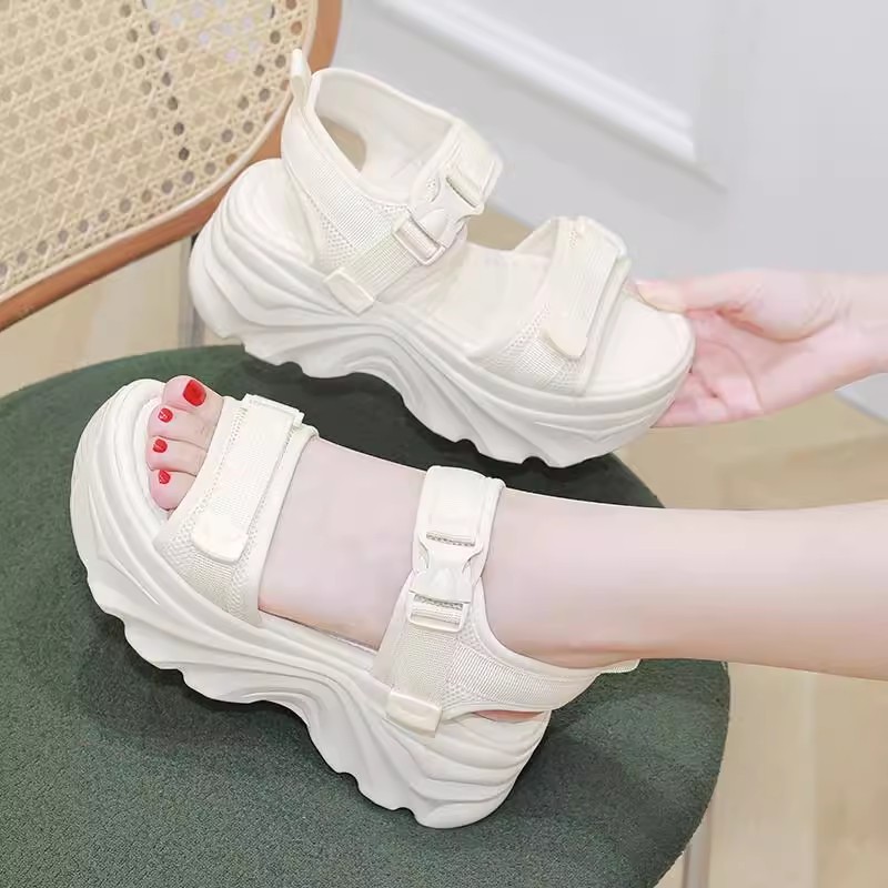 Sandal Platform Wanita Model B - Wedge Espadrille Women ulasan dan harga